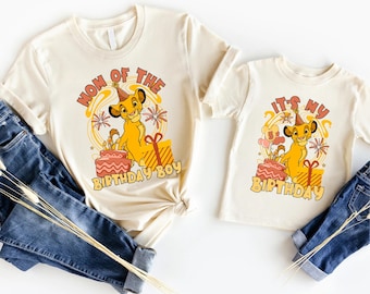 It's My Birthday Simba Shirt, Lion King Birthday Boy Shirt, Custom Disney Family Matching Birthday Shirt, Disney Safari Birthday Party Tee