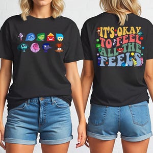 Disney Inside Out T-Shirt, Pixar It Is Okay To Feel All The Feels Tee, Core Memory Day Shirt, Disneyland Family Vacation Sweatshirt