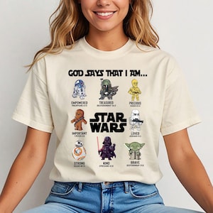 Star Wars God Says I Am Shirt, Disney Darth Vader Skywalker Shirt, Galaxy&#39;s Edge Christian Shirt, Disneyland Family Vacation Sweatshirt