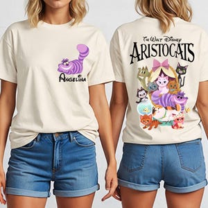 Disney The Aristocats Shirt, Cheshire Cat T-shirt, Custom Disney Cats Tee, Disneyland Family Vacation Sweatshirt