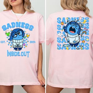 Disney Inside Out Sadness Shirt, Pixar Core Memory Day T-Shirt, It Is Okay To Feel All The Feelings Shirts, Disneyland Family Trip Sweater