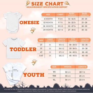 a baby's size chart for a baby's bodysuit