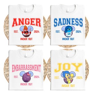 Pixar Inside Out Characters T-Shirt, Disney Core Memory Day Shirt, It Is Okay To Feel Tees, Disneyland Family Vacation Sweatshirt