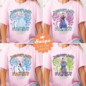 Disney Frozen Family Trip Shirt, Princess Elsa And Anna Sister&#39;s Trip Shirt, Prince Kristoff&#39;s Shirt, Disneyland Vacation Matching Sweater