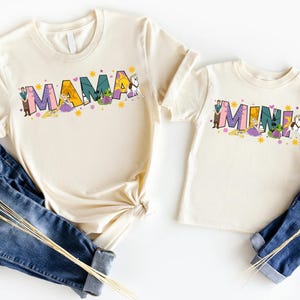 Disney Tangled Family Shirts, Rapunzel Mama & Mini Matching T-Shirts, Pascal Father Tee, Disneyland Family Vacation Sweatshirt