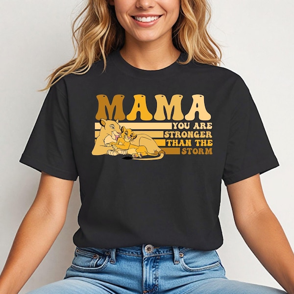 Camiseta de mamá del Rey León, camiseta de Simba Sarabi, camiseta de mamá de Animal Kingdom, camiseta del Día de la Madre de Disney, camiseta de mamá e hijo de Disney, camiseta de safari para viajes familiares