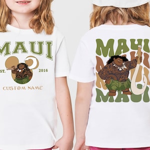Disney Maui Shirt, Custom Moana Movie Maui Shirt, Matching Girls Trip Tee, Maui Best Friends Hoodie, Disneyland Family Vacation Sweatshirt