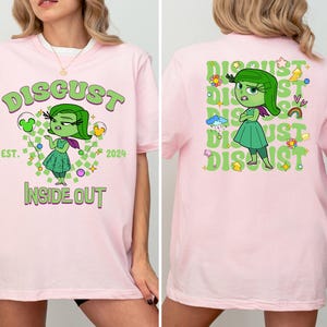 Pixar Inside Out Disgust Shirt, Disney Core Memory Day T-Shirt, It Is Okay To Feel Tee, Disneyland Family Vacation Sweatshirt