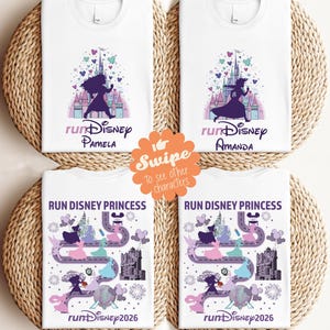 Run Disney Princess Shirt, Marathon Merida & Elsa Sweatshirt, Running Lover Hoodie, Moana And Belle Tee, Disneyland Trip Sweater