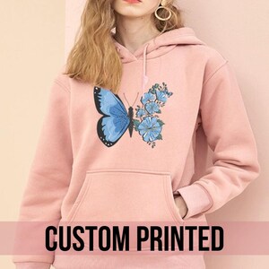 Custom Text Hoodie, Personalized Text Hoodie, Your Design, Your Photo Hoodie, Personalized Gift, Add Your Own Text, Custom Logo Hoodie