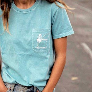 Comfort Colors Custom Pocket T-Shirt: Personalized Monogram Tee