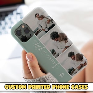 Personalized Custom Picture phone case, Custom photo phone case, Custom Photo iPhone Case, iPhone 16 / 16 Pro / 15 / iPhone 11 / 12 /12 Mini