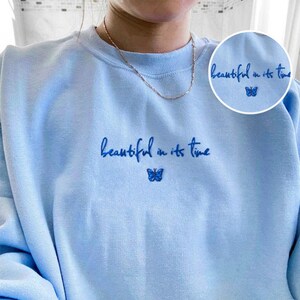 Custom embroidered sweatshirt crewneck, Personalized T-shirt, customized logo