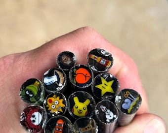 Assorted Borosilicate murrine 33 COE