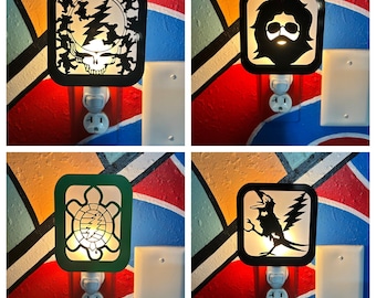 Grateful Dead Night Light Deadhead Christmas Gift Retro Home Decor