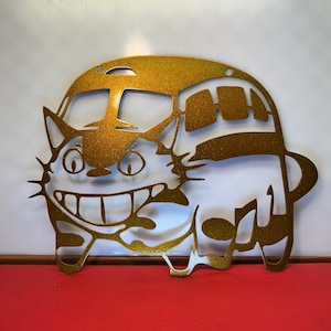 Cat~Bus Metalowy znak malowany proszkowo