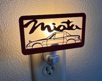 Steel Mazda Miata nightlight