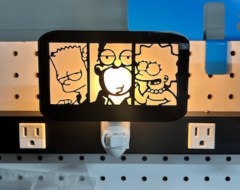 Simpsons Nightlight in 3 designs