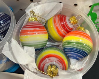 Rainbow Holiday Ornament