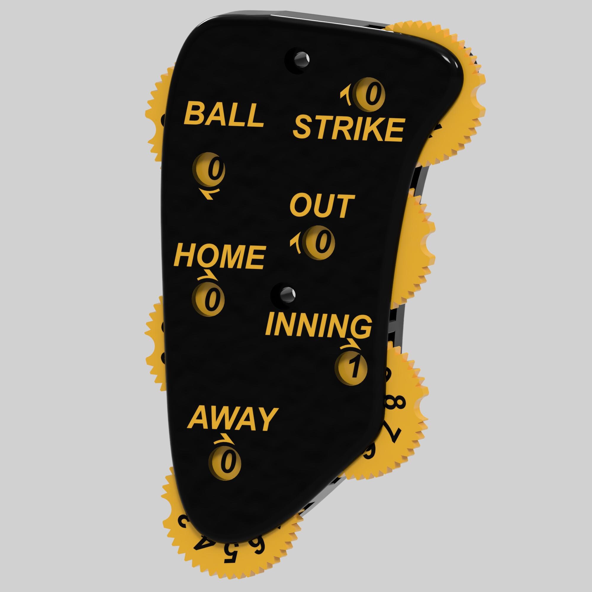 Clicker Baseball 4 Quadranti Contatore Per Baseball Umpire - 2pz, 4 Quadranti, Clicker Per Strike, Ball, Out E Inning Attrezzatura Umpire - Foto 7