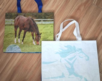 Horses Part 4 - Feed Bag Recycled Up Cycle Tote