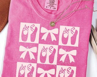 Comfort Color Dance Mama T-Shirt, Coquette Dancer Competition Shirt