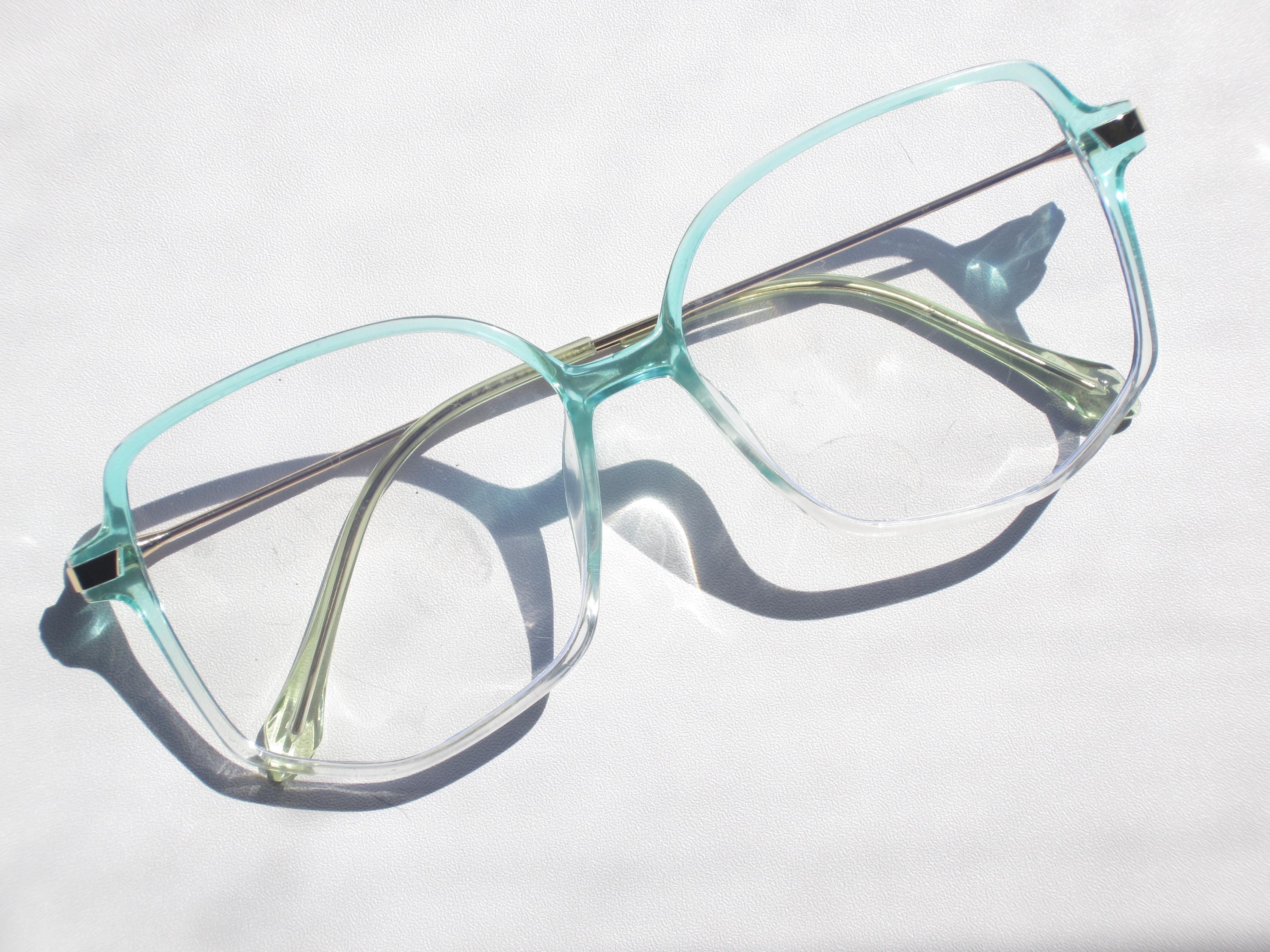 thumbnail image 2 of Women's Oversized Cat Eye Glasses – Clear Lens, Pink Metal/Plastic Frame, Fashion Statement 2 of 11