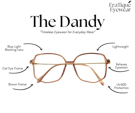 Amber Spectacles Blue Light Blocking Glasses| Squ… - image 5