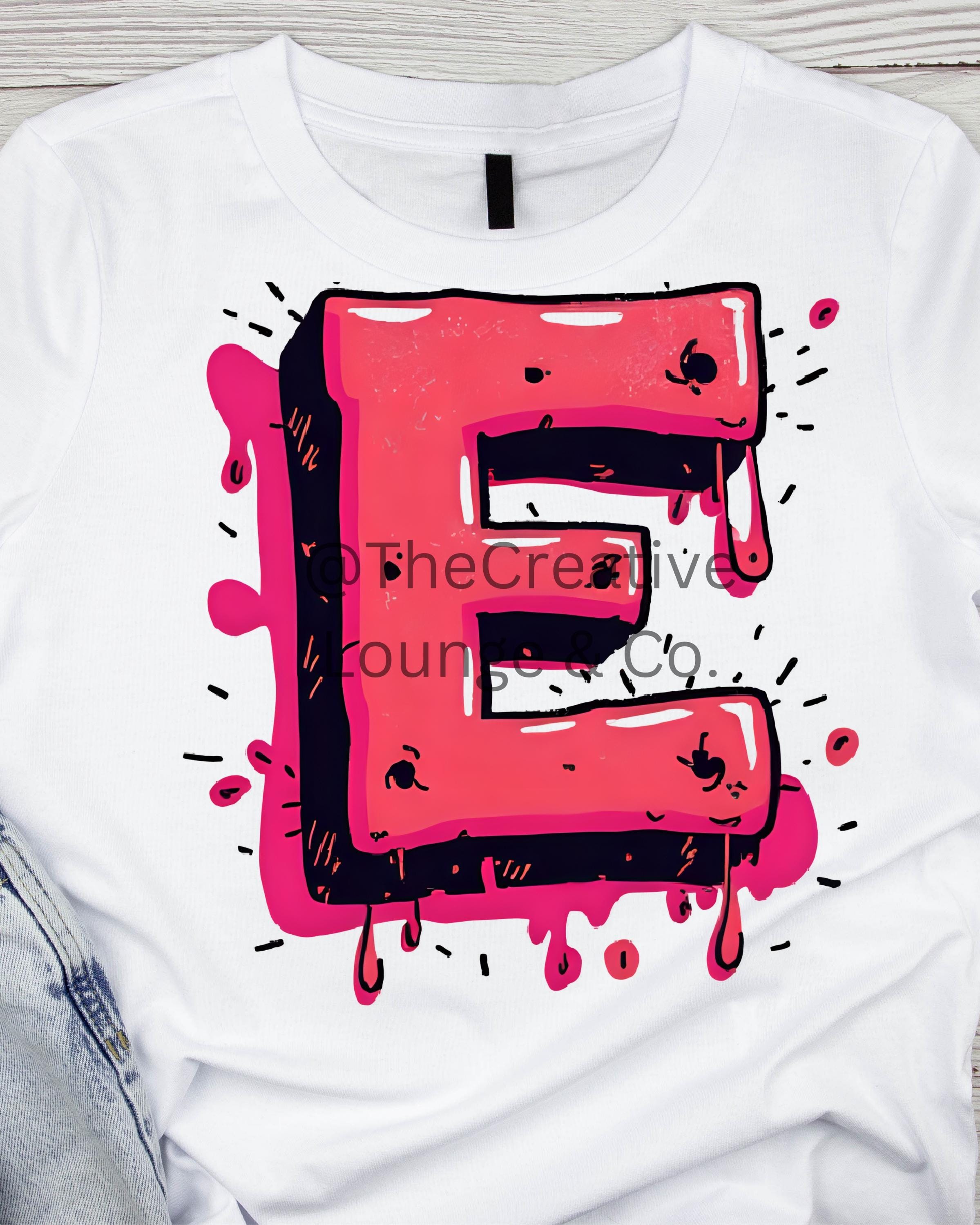 Bubble letter E clipart in SVG and PNG formats.