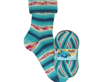 Opal Sock Yarn Mitternachtstraum (Midnight Dream), 4-ply superwash 100g/465yds #11640 FREE shipping (any two+)