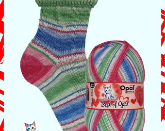 Opal Sock Yarn Best of Opal, 4-ply superwash 100g/465yds #9514 FREE shipping (any two+)