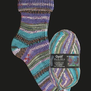 Opal Sock Yarn Hundertwasser, 100g/465yds, 2106 FREE shipping any two image 1