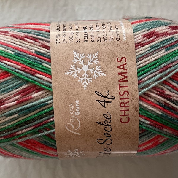 Christmas Sock Yarn Etsy