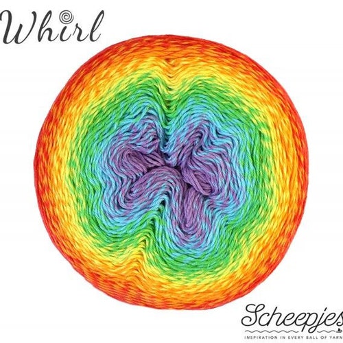 Scheepjes Whirl Yarn Cake Gradient Cotton Acrylic 787 Etsy