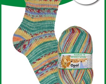 Opal Sock Yarn Schafpate 14, 4-ply superwash 100g/465yds #11197 FREE shipping (any two+)