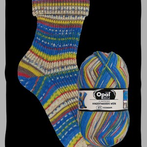 Opal Sock Yarn Hundertwasser 4, 100g/465yds, #4057 FREE shipping (any two+)