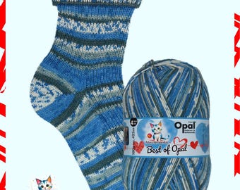 Opal Sock Yarn Best of Opal, 4-ply superwash 100g/465yds #1033 FREE shipping (any two+)