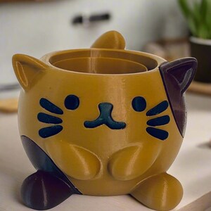 Meowster Cat Cache Pot Planter