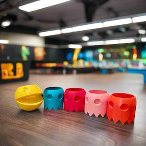 Iconic PAC-Man and Ghosts Planters