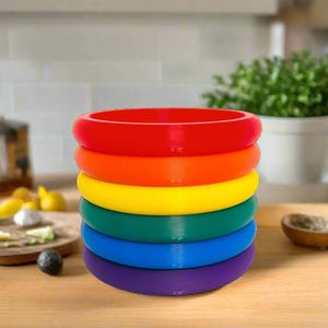 Rainbow Planter with Drip Tray