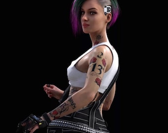 Judy Álvarez ingame digital files Texture tga/png