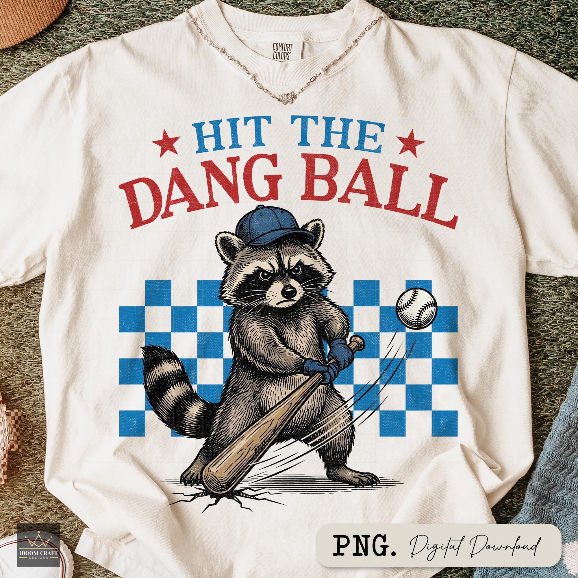 Baseball Raccon Raccoon Baseball PNG, Funny Vintage Sports Shirt Design (digital ...
