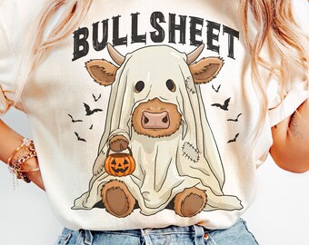 Bullsheet PNG: Heifer Halloween Shirt Design (Digital Download)