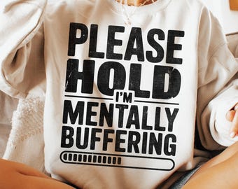 Funny Mental Health PNG: Sarcastic Quote Design (Digital Download)