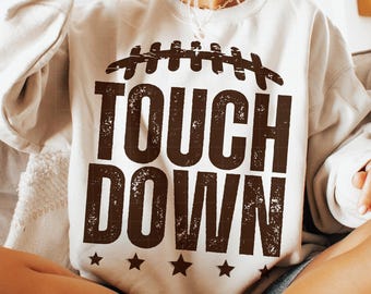 Image PNG de touchdown de football américain : Design de sublimation pour le jour du match (Téléchargement numérique)