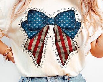 Coquette Patriotisk Rosett PNG: 4 juli, Memorial Day (digital nedladdning)