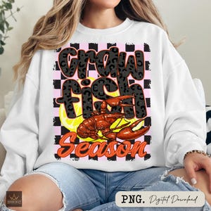 Crawfish Season Preppy PNG | Leopard Crawfish Png | Crawfish Sublimation design | Crawfish Season PNG | Crawfish Boil Lover Png