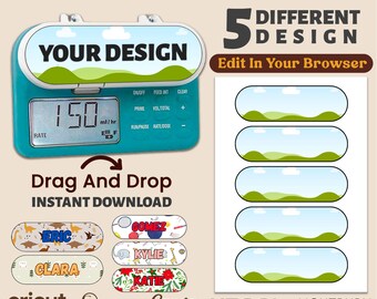 Canva bearbeitbare Infinity Pump Aufkleber Vorlage - Feeding Pump Decal - Digitaler Download für Infinity Pump