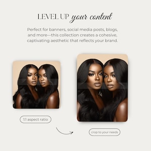 Op de afbeelding: Twee vrouwen met lang zwart haar, met natuurlijke make-up, kijken naar de camera. De afbeelding is bijgesneden om hun gezichten en schouders te laten zien.