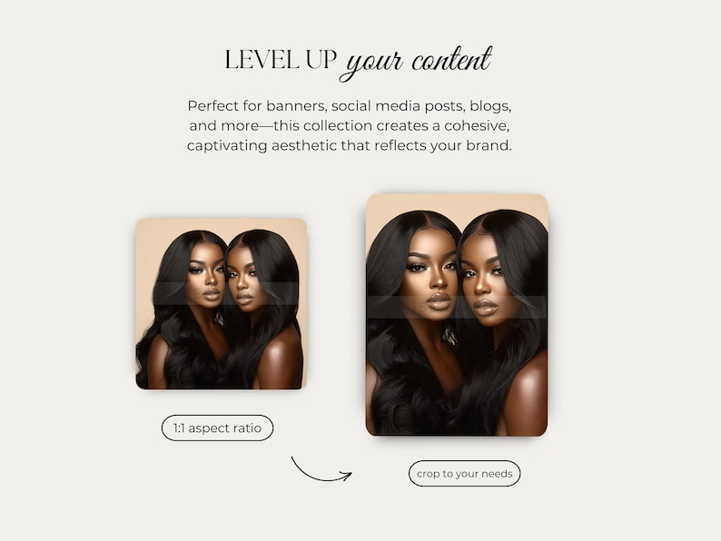 Op de afbeelding: Twee vrouwen met lang zwart haar, met natuurlijke make-up, kijken naar de camera. De afbeelding is bijgesneden om hun gezichten en schouders te laten zien.